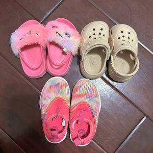 Toddler girl variety shoes bundle lot size 4, 5, 6